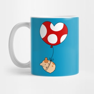 Heart Balloon Hamster Mug